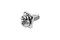 [E] น็อตยึดสายไฟ สแตนเลสชุบนิกเกิ้ล M3x7 mm พร้อมแหวนทรงสี่เหลี่ยม ขนาด 6x6 mm